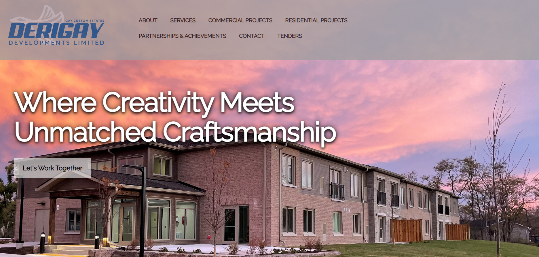 Derigay Developments Website